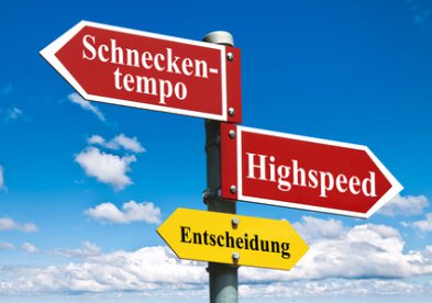 DSL Geschwindigkeit im Vertrag